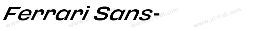 Ferrari Sans字体转换 Ferrari Sans字体转换